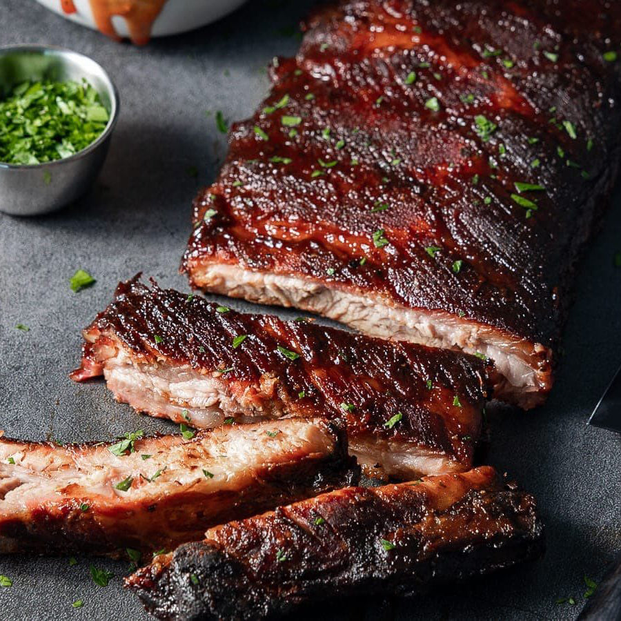 COSTILLA BABY BACK RIBS COCIDA AHUMADA 600 GR 68 RIBS