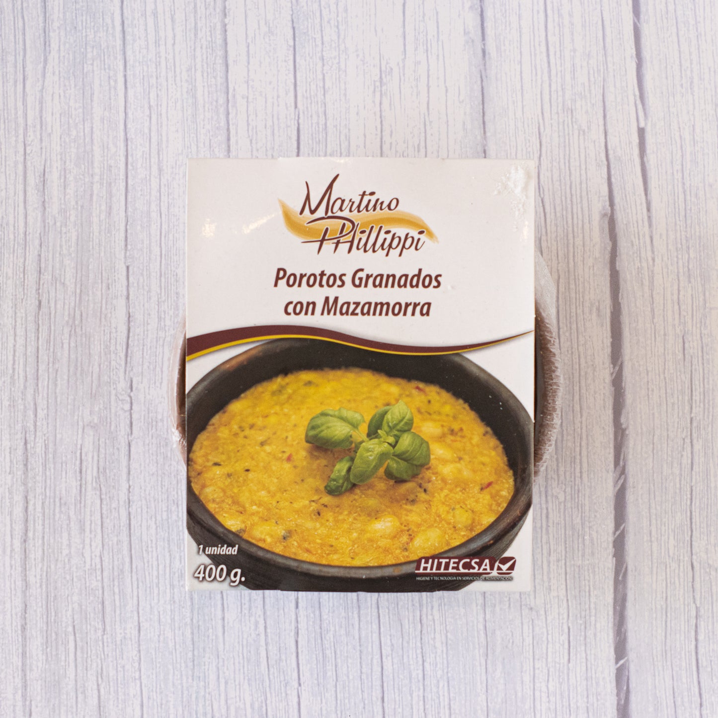 Porotos granados con mazamorra porción 400gr · Martino Phillippi