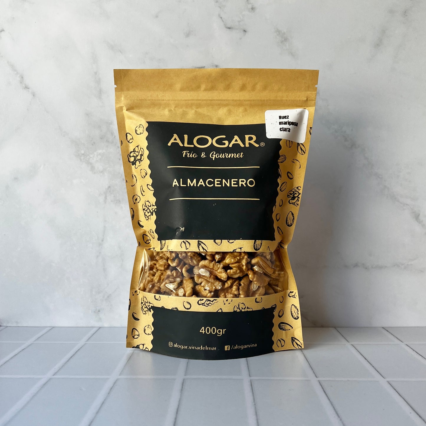 Nuez Mariposa Clara 400gr