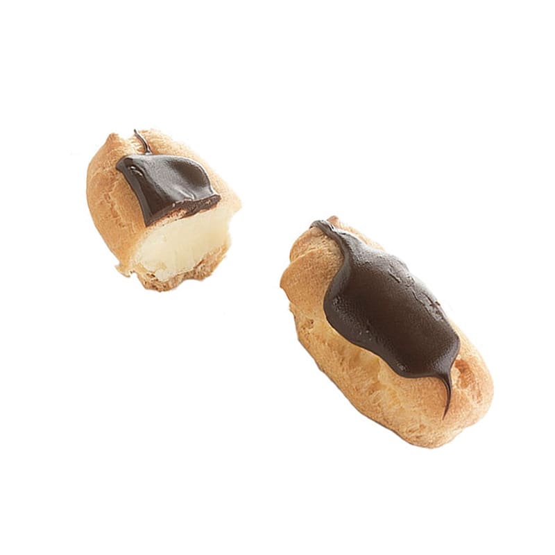 Mini Eclair Chocolate Belga Vainilla 12u