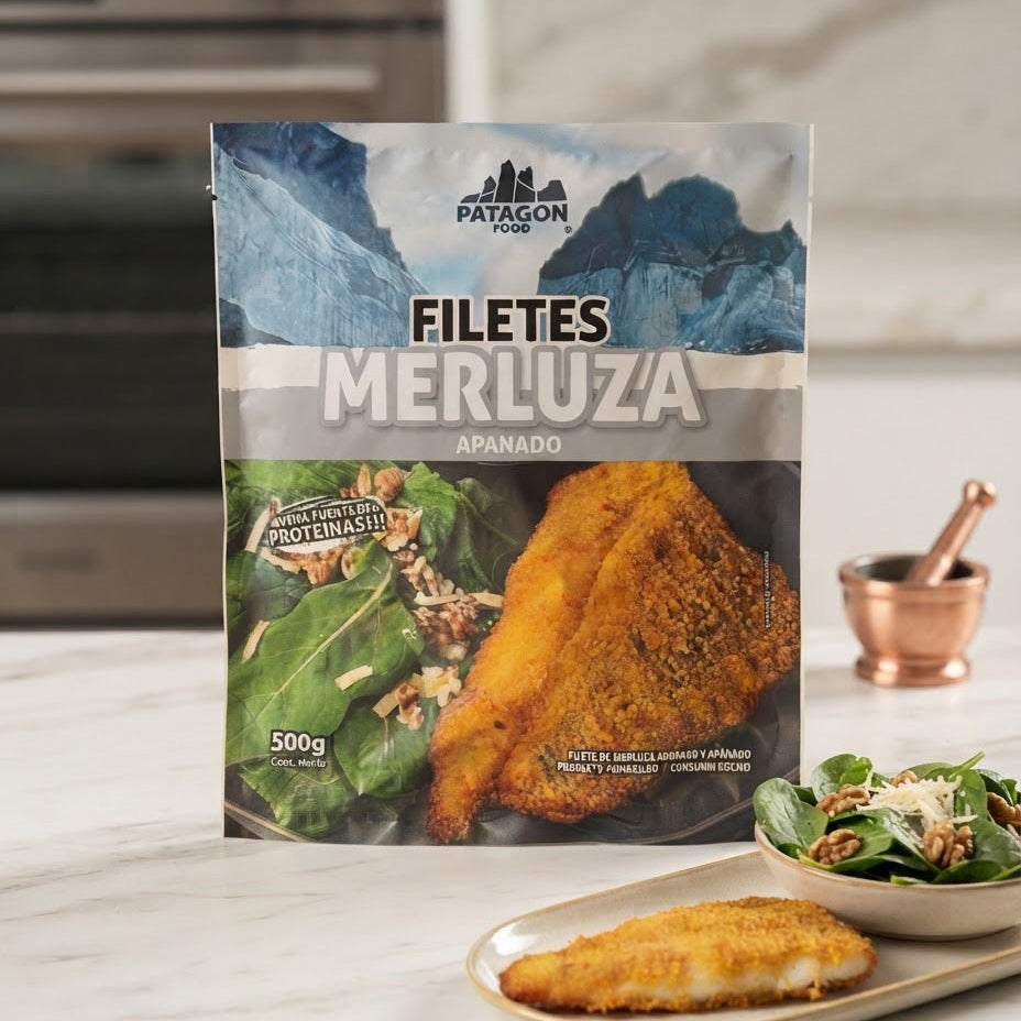 Filete Merluza Austral Apanado 500g · Patagon Food