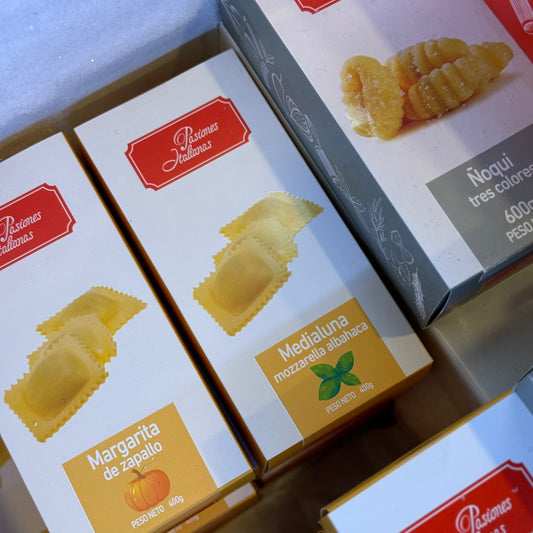 Ravioli Mozzarella Albahaca · Pasiones Italianas 400gr