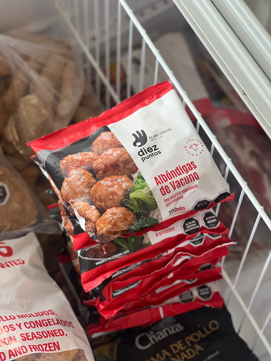 Albóndigas de Vacuno 6un 300gr • Diez Puntos