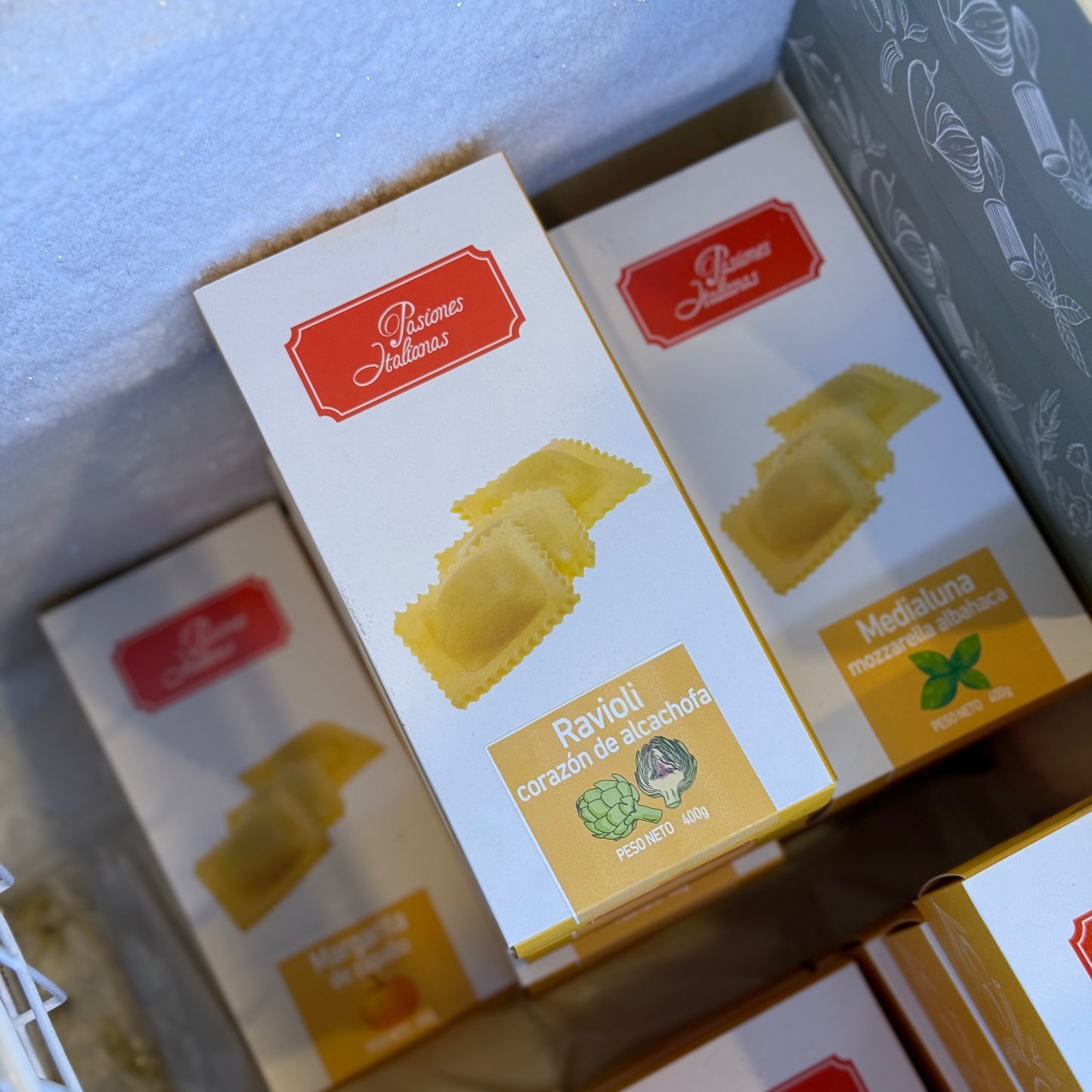 Ravioli Alcachofa Ricotta · Pasiones Italianas 400gr