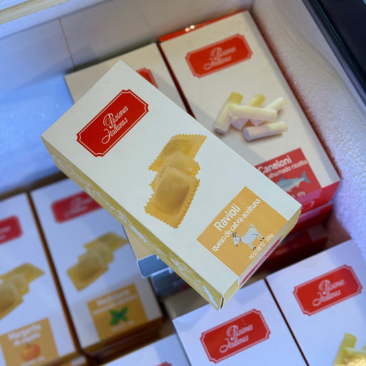 Ravioli Queso Cabra Aceituna · Pasiones Italianas 400gr