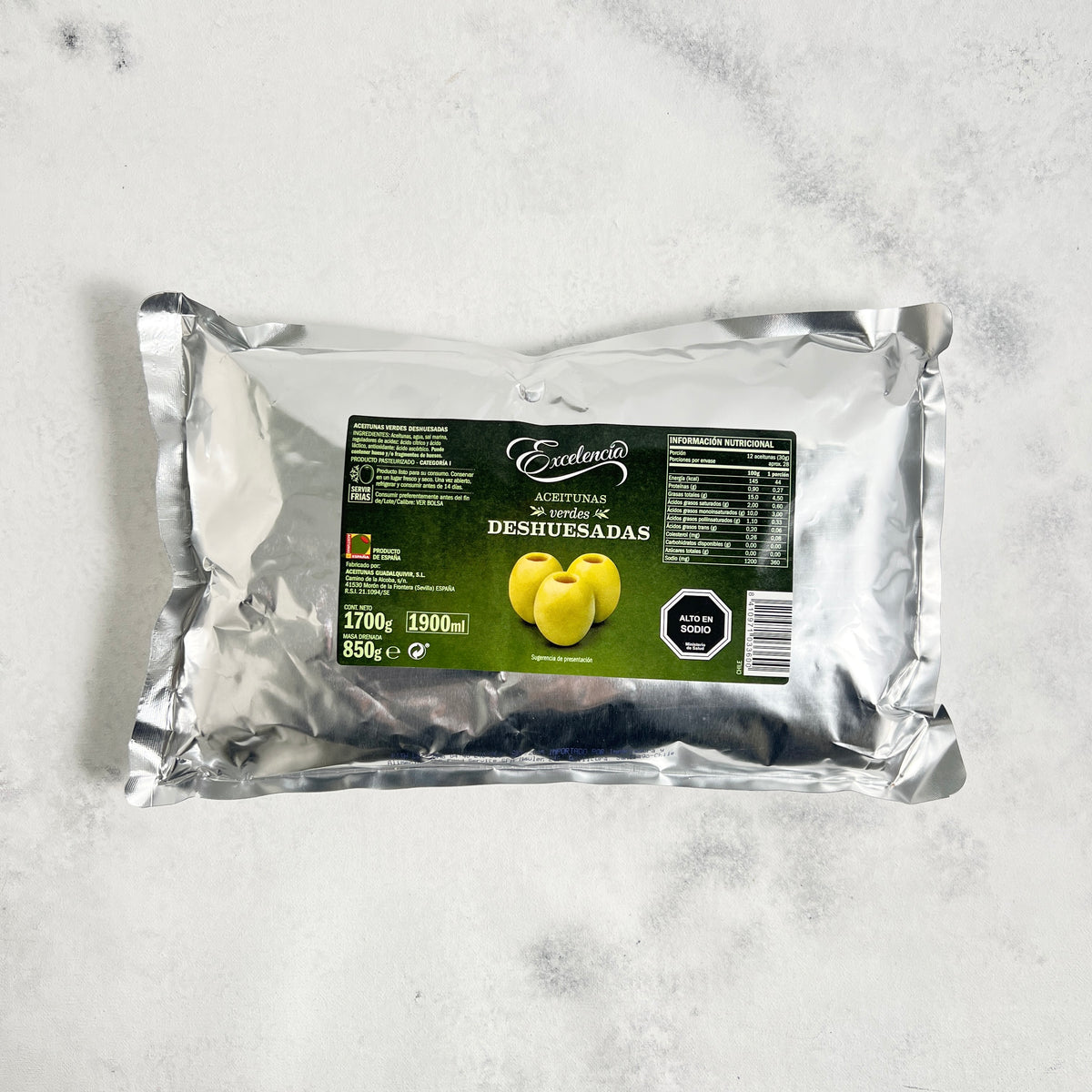 Aceitunas Sevillanas Deshuesadas 850gr