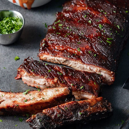 COSTILLA BABY BACK RIBS COCIDA AHUMADA 600 GR 68 RIBS