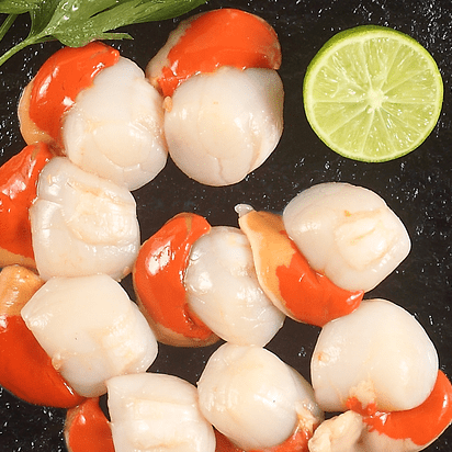 Ostiones con coral 500gr