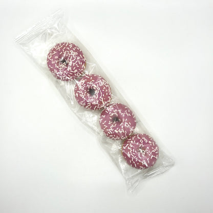 Mini Donuts Rellenas de frutilla 4u