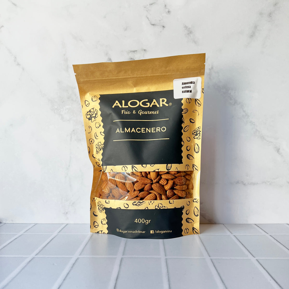 Almendra Entera Natural 400gr