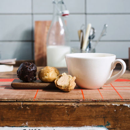 Profiteroles rellenos de crema inglesa (40 unidades)