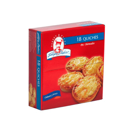 Mini Quiches surtidos Alcachofa y Palmito 18 un · Felipe Didier